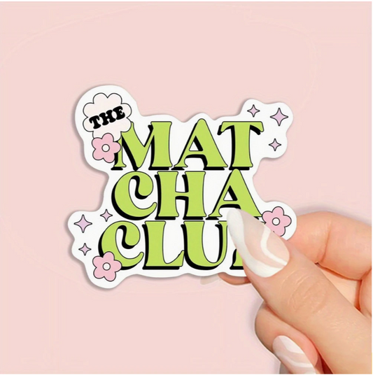 Matcha Club Sticker