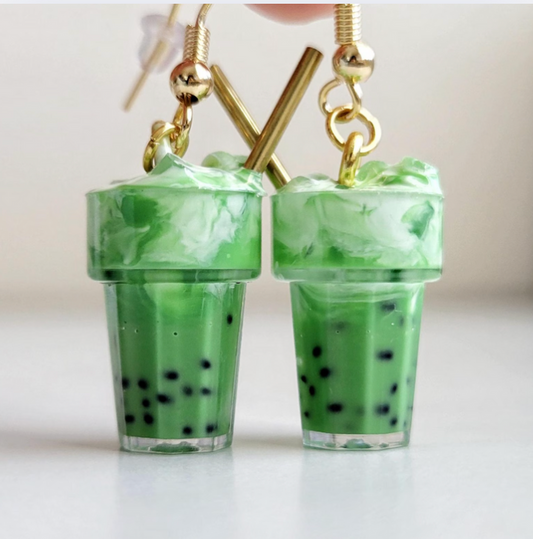 Iced Matcha Earrings
