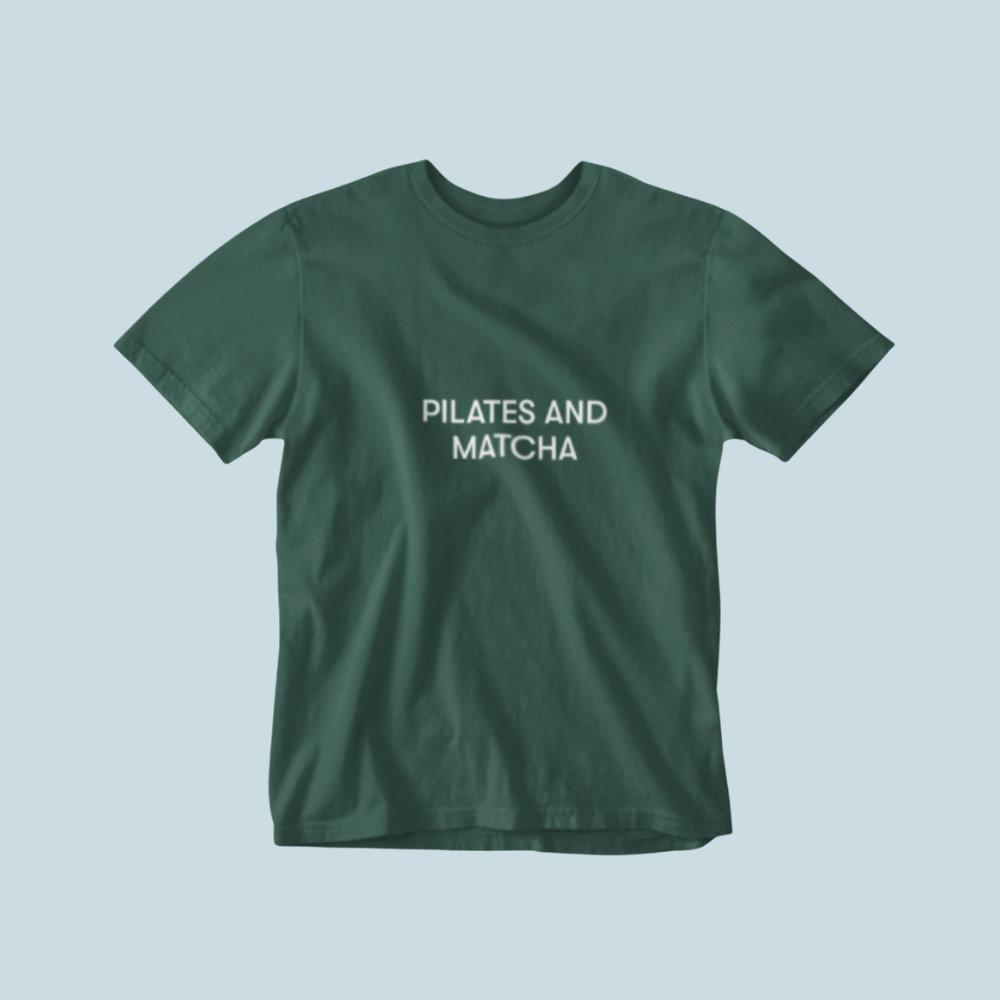 Pilates and Matcha Tee